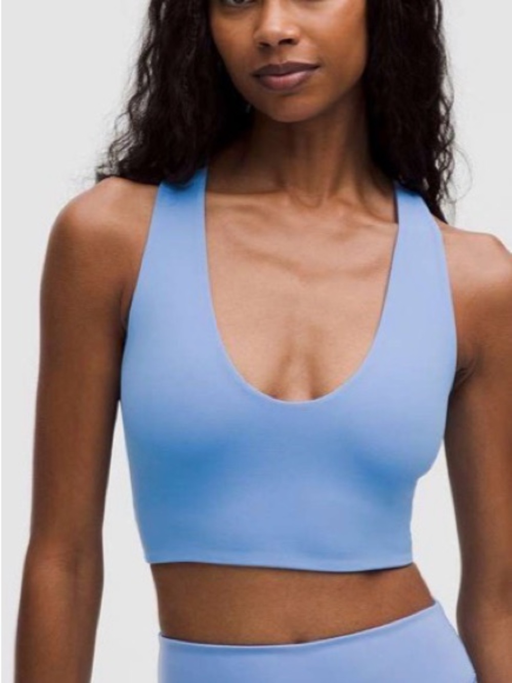 lululemon athletica Aqua bend this Scoop-and cross bra